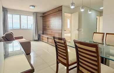 Imagem: O apartamento possui 1 Dormitório, 1 Suíte, 2 Banheiros, 60m²