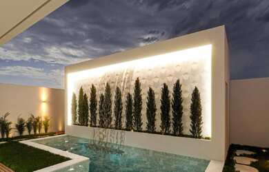 Imagem: A casa em condomínio possui 5 Dormitórios, 5 Suítes, 5 Banheiros