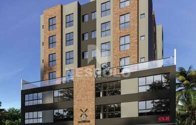 Imagem: O apartamento possui 1 Dormitório, 1 Suíte, 2 Banheiros, 1