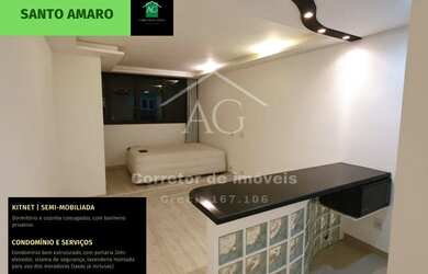 Imagem: O apartamento para alugar possui 1 Dormitório, 1 Banheiro