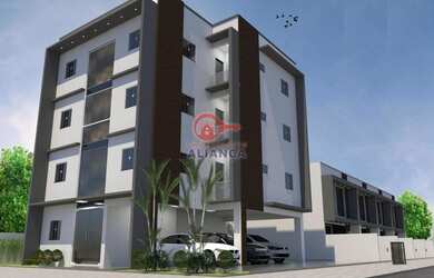 Imagem: O apartamento possui 2 Dormitórios, 1 Banheiro, 1 Vaga na garagem