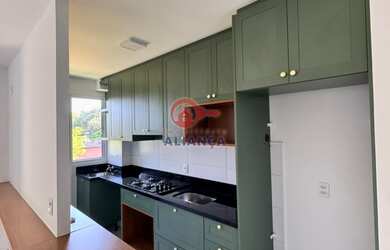 Imagem: O apartamento possui 2 Dormitórios, 1 Banheiro, 1 Vaga na garagem