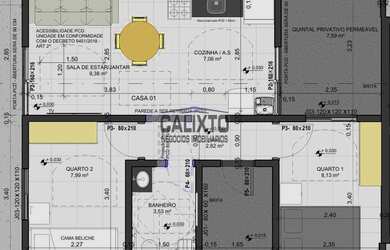 Imagem 9: CASA BAIRRO MORUMBI. 45m² de Área Privada, 1 Vaga na garageme2 Dormitórios