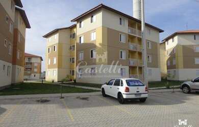 Imagem: O apartamento possui 3 Dormitórios, 1 Banheiro, 2 Vagas na