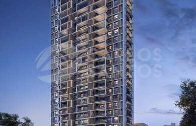 Imagem: O studio possui 1 Dormitório, 1 Banheiro, 29m² de Área Privada