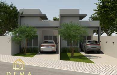 Imagem: A casa possui 3 Dormitórios, 1 Banheiro, 1 Vaga na garagem