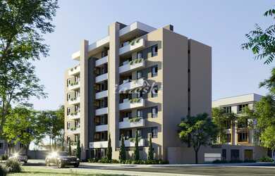 Imagem: O apartamento possui 1 Dormitório, 1 Suíte, 2 Banheiros, 1