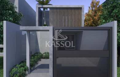 Imagem: A casa possui 3 Dormitórios, 3 Suítes, 3 Banheiros, 2 Vagas