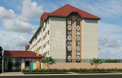 Imagem: O apartamento possui 3 Dormitórios, 1 Banheiro, 2 Vagas na