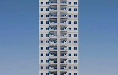 Imagem: O apartamento possui 1 Dormitório, 1 Suíte, 2 Banheiros, 1