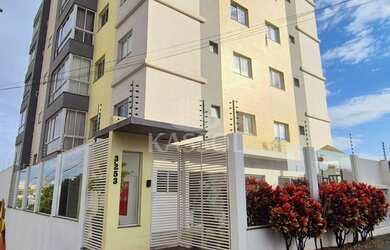 Imagem: O apartamento possui 1 Dormitório, 1 Suíte, 2 Banheiros, 2