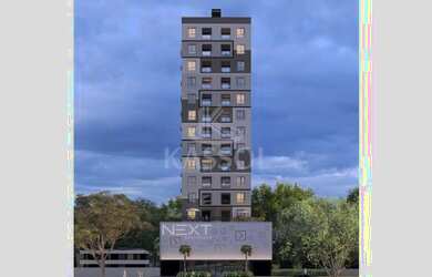 Imagem: O apartamento possui 1 Dormitório, 1 Banheiro, 1 Vaga na garagem