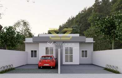 Imagem: A casa possui 2 Dormitórios, 1 Suíte, 1 Banheiro, 2 Vagas