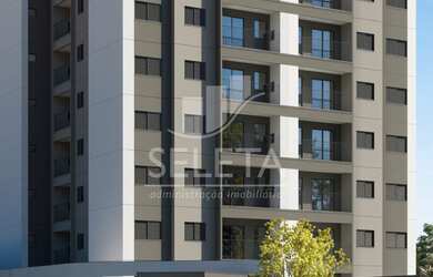 Imagem: O apartamento possui 1 Dormitório, 1 Suíte, 2 Banheiros, 1