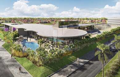 Imagem: A casa em condomínio possui 1 Dormitório, 1 Banheiro, 384m²