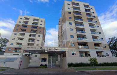 Imagem: O apartamento possui 2 Dormitórios, 1 Banheiro, 1 Vaga na garagem