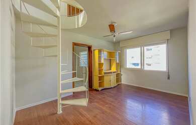 Imagem: O apartamento na cobertura possui 2 Dormitórios, 1 Suíte