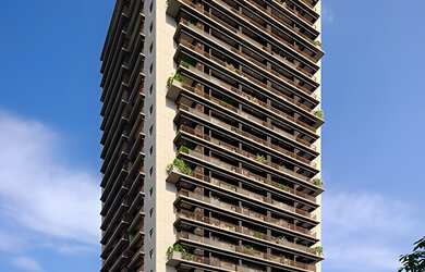 Imagem: O apartamento possui 2 Dormitórios, 1 Banheiro, 1 Vaga na garagem