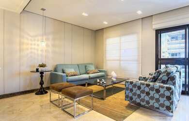 Imagem: O apartamento na cobertura possui 4 Dormitórios, 1 Suíte