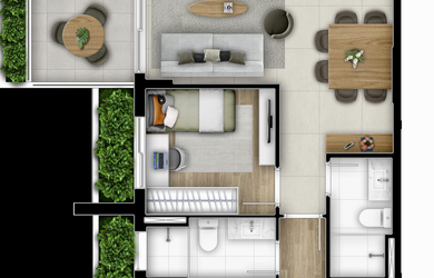 Imagem 8: Gaia - Gaia. 155m² de Área, 2 Vagas na garageme3 Dormitórios