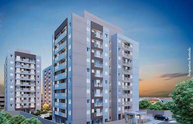 Imagem: O apartamento possui 2 Dormitórios, 1 Banheiro, 1 Vaga na garagem