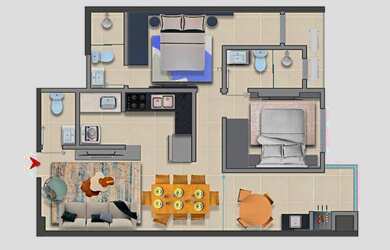 Imagem 6: Apartamento à venda no bairro Jardim Dourado - Porto Belo/SC