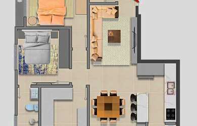 Imagem 9: Apartamento à venda no bairro Jardim Dourado - Porto Belo/SC