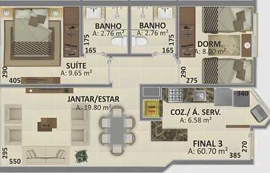 Imagem 14: Le Monde - Le Monde. Piscina, 1 Vaga na garageme3 Dormitórios