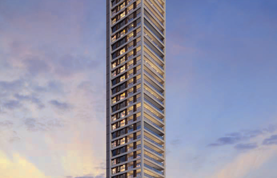 Imagem: O apartamento na cobertura possui 4 Dormitórios, 4 Suítes