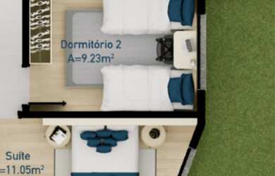 Imagem 8: Apartamento Garden, 2 dormitórios, 1 banheiros, 1 vaga na garagem