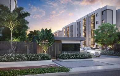 Imagem: O apartamento possui 2 Dormitórios, 1 Suíte, 2 Banheiros