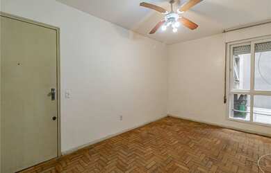 Imagem: O apartamento possui 1 Dormitório, 1 Suíte, 2 Banheiros, 40m²