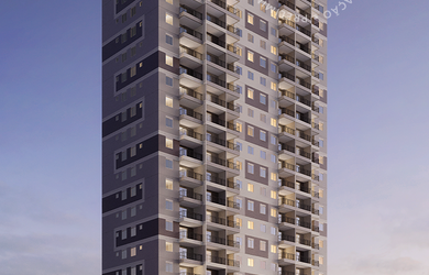 Imagem: O apartamento possui 1 Dormitório, 1 Banheiro, 27m² de Área