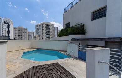 Imagem: O apartamento na cobertura possui 4 Dormitórios, 2 Suítes