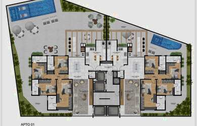 Imagem 3: Apartamento Garden, 4 dormitórios, 4 suíte, 5 banheiro, 2 vagas na garagem