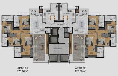 Imagem 5: Apartamento Garden, 4 dormitórios, 4 suíte, 5 banheiro, 2 vagas na garagem