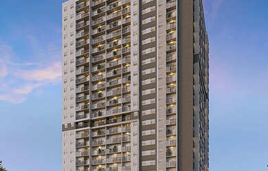 Imagem: O apartamento possui 1 Dormitório, 1 Suíte, 1 Banheiro, 28m²