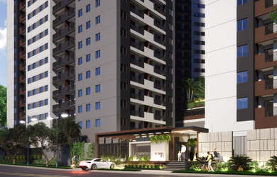 Imagem: O apartamento possui 2 Dormitórios, 1 Banheiro, 50m² de Área