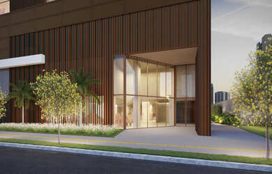 Imagem: O studio possui 1 Dormitório, 1 Banheiro, 21m² de Área e