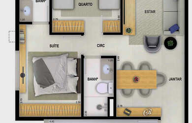 Imagem 15: Mode Freguesia, 3 dormitórios, 1 suítes, 3 banheiro, 2 vagas na garagem,...