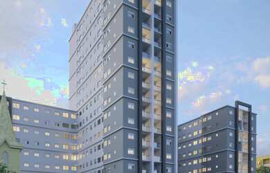 Imagem: O apartamento à venda possui 2 Dormitórios, 1 Banheiro e 35m²