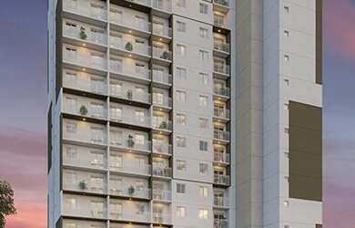 Imagem: O apartamento possui 1 Dormitório, 1 Suíte, 1 Banheiro, 29m²