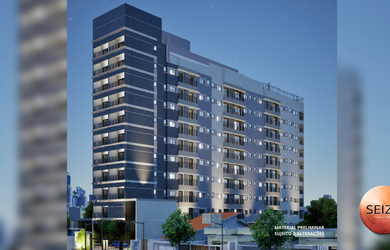 Imagem: O apartamento possui 1 Dormitório, 1 Banheiro, 32m² de Área