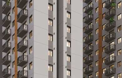 Imagem: O apartamento possui 1 Dormitório, 1 Banheiro, 29m² de Área