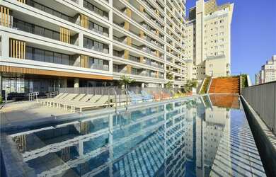 Imagem: O apartamento à venda possui 1 Dormitório, 1 Banheiro, 1 Vaga