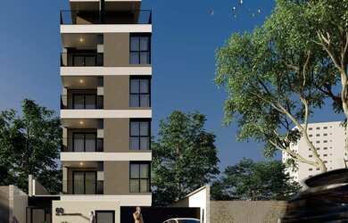 Imagem: O apartamento possui 2 Dormitórios, 1 Suíte, 2 Banheiros