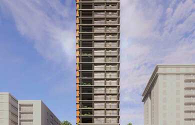 Imagem: O apartamento possui 1 Dormitório, 1 Banheiro, 38m² de Área