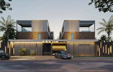 Imagem: A casa em condomínio e possui 4 Dormitórios, 4 Suítes, 7