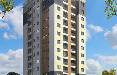 Imagem: O apartamento possui 2 Dormitórios, 1 Suíte, 2 Banheiros