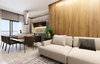 Imagem 3: Apartamento Padrão, 2 dormitórios, 2 suíte, 3 banheiro, 1 vaga na garagem